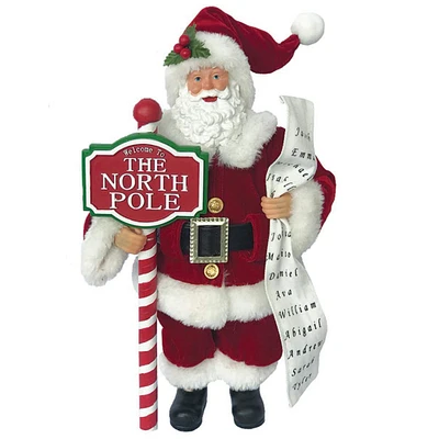 Santa's Workshop 12" North Pole Claus Figurine