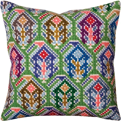 RTO Collection D'Art Paisley Stamped Needlepoint Cushion