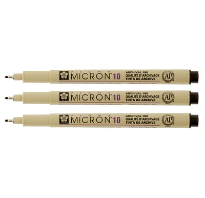 12 Packs: 3 ct. (36 total) Pigma® Micron™ Black Pen Set