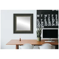 Timeless Frames® Dara Black & Silver 12" x 12" Framed Mirror
