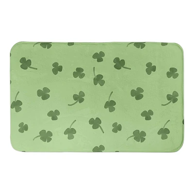 Dainty Shamrock Pattern 21" x 34" Bath Mat