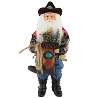 Santa's Workshop 15" Cowboy with Boot Santa Figurine