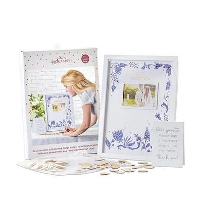 Kate Aspen® Blue Willow Wedding Guest Book Alternative
