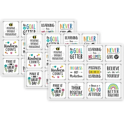 Creative Teaching Press® Positive Mindset 10" Designer Cut-Outs Set