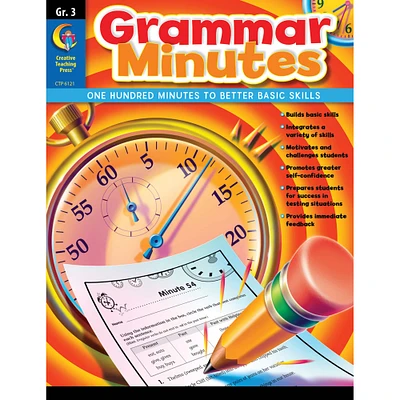 Creative Teaching Press® Grammar Minutes Workbook, Grade 3