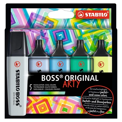 STABILO® BOSS® Arty Cool Colors Original Highlighter Set