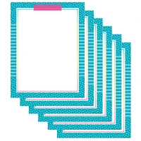 Teacher Created Resources Colorful Vibes Blank Chart, 6ct.