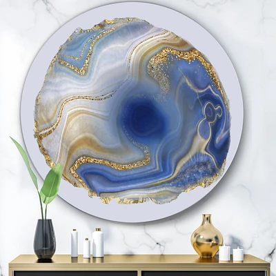 Designart - Ocean Blue Golden Jasper Agate I