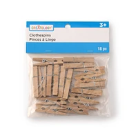 Creatology™ Mini Wood Clothespins