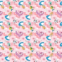 Disney® Alice in Wonderland Pink Cotton Fabric