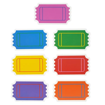 24 Packs: 28 ct. (672 total) Mini Die Cut Ticket Accents by B2C™