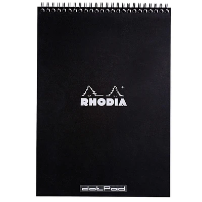 Rhodia® Black Dot Wire-Bound Sketchbook, 8.25" x 11.75"