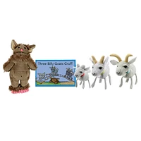 The Three Billy Goats Gruff Finger Puppets & Book Set