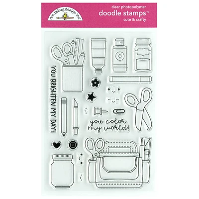Doodlebug Design Inc.® Collection Cute & Crafty Doodle Stamps