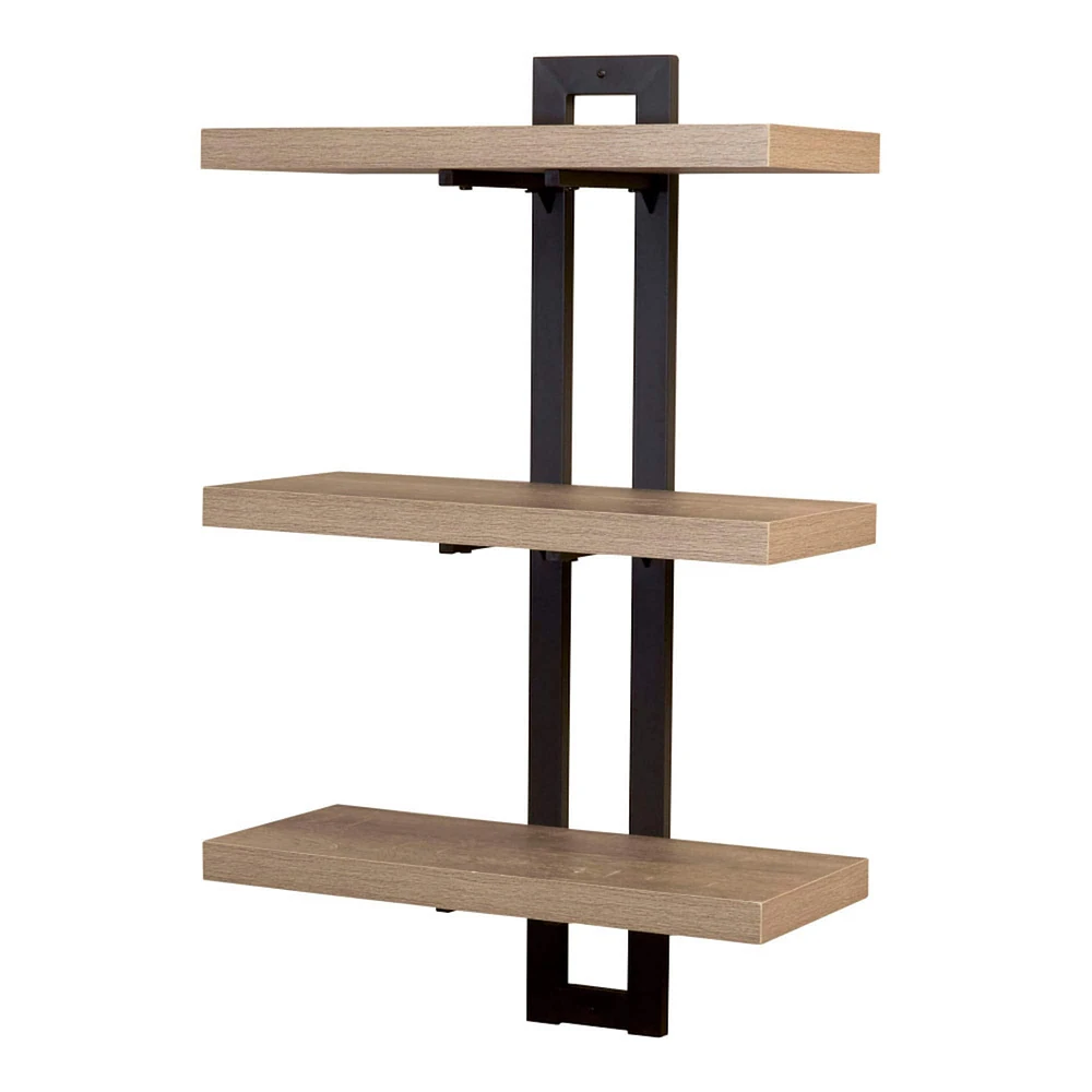 Household Essentials Jamestown 3-Tier Wall Shelf