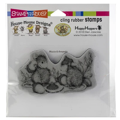Stampendous® House Mouse Acorn Cap Cling Stamp