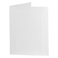 JAM Paper A2 White Blank Foldover Cards with Panel, 100ct.