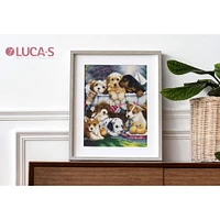 Luca-S Bath Time Pups Counted Cross-Stitch Kit