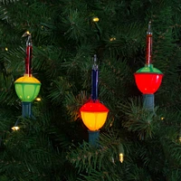 Multicolor Retro Bubble Light Replacement Christmas Bulbs Set