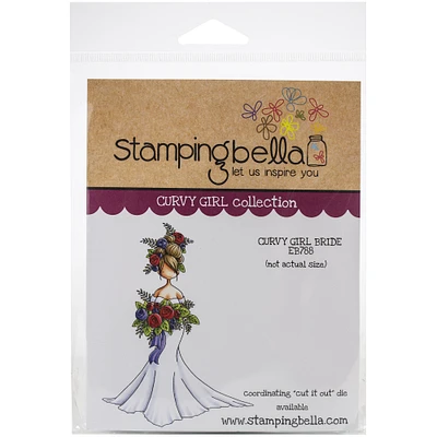 Stamping Bella Curvy Girl Bride Cling Stamps