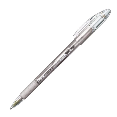 Pentel® Sunburst™ Metallic Gel Pen, Silver