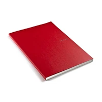 Fabriano® EcoQua Red Raspberry Grid Notepad, A4