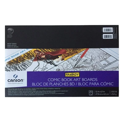 Canson® Fanboy™ Comic Book Art Boards, 11" x 17"