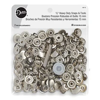 Dritz® Silver Heavy Duty Snaps & Tools, 5/8"