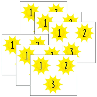 Creative Teaching Press® Sun Calendar Days, 6 Packs of 35