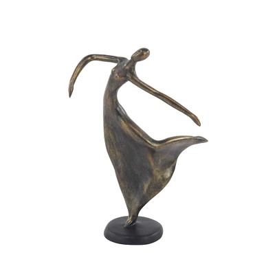 12" Brass Dancer Sculpture