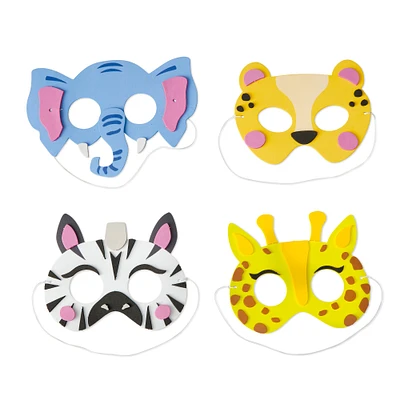 12 Pack: Animal Foam Mask Kit by Creatology™