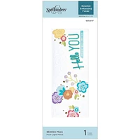 Spellbinders® Slimline Flora Embossing Folder