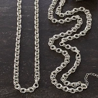 Textured Double Link Chain Necklaces By Bead Landing™