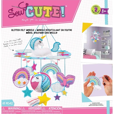 Colorbok® Sew Cute Fantasy Glitter Felt Mobile Kit