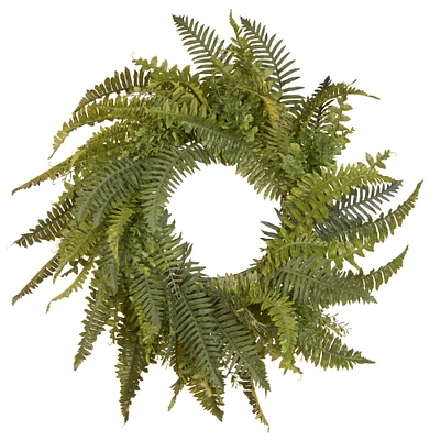 35" Green Fern Wreath