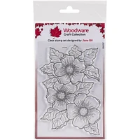 Woodware Singles Scented Blooms Clear Stamps