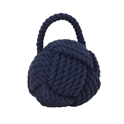 6.25" Rope Knot Cotton Door Stop