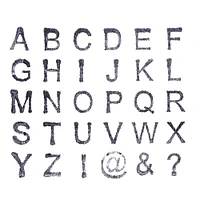 Small Uppercase Alphabet Wood Stamp Set by Recollections™