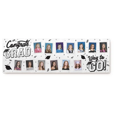 6.5ft. Congrats Grad Customizable Photo Outdoor Banner