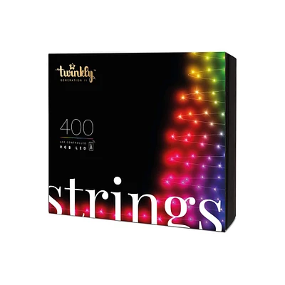Twinkly™ Gen II 400ct. LED RGB Smart Light Strings