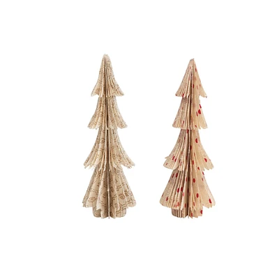 Hello Honey® 5" Paper Tree Set with Floral Pattern