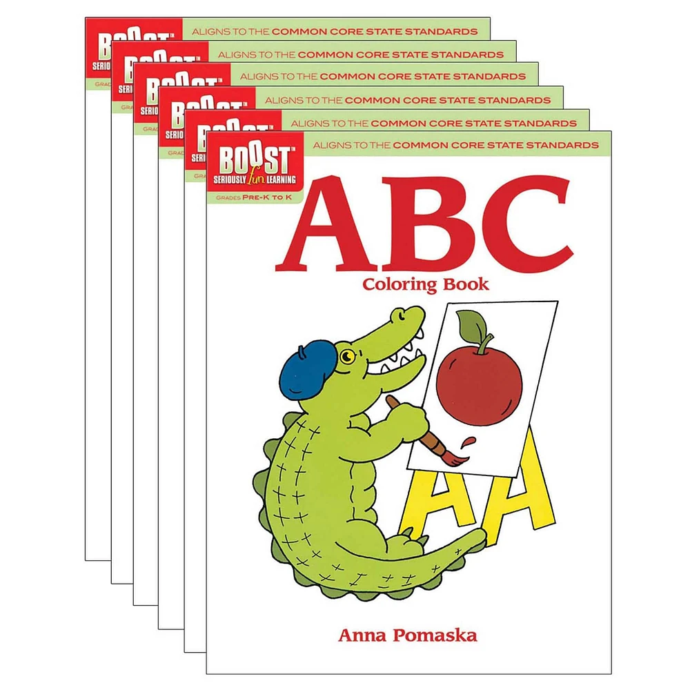 4 Packs: 6 ct. (24 total) BOOST™ ABC Coloring Books