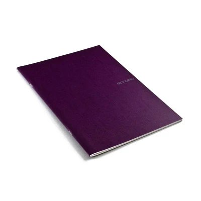 Fabriano® EcoQua Wine Staple-Bound Lined Notebook, A4