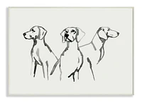 Stupell Industries Trio of Dogs Wall Plaque