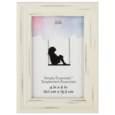 Distressed White Frame