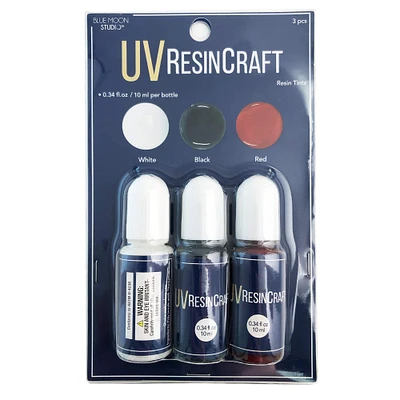 12 Packs: 3 ct. (36 total) Blue Moon Studio™ UV Resin Craft Tint Mix 1