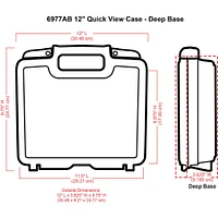 ArtBin® 12'' Quick View Deep Base Case