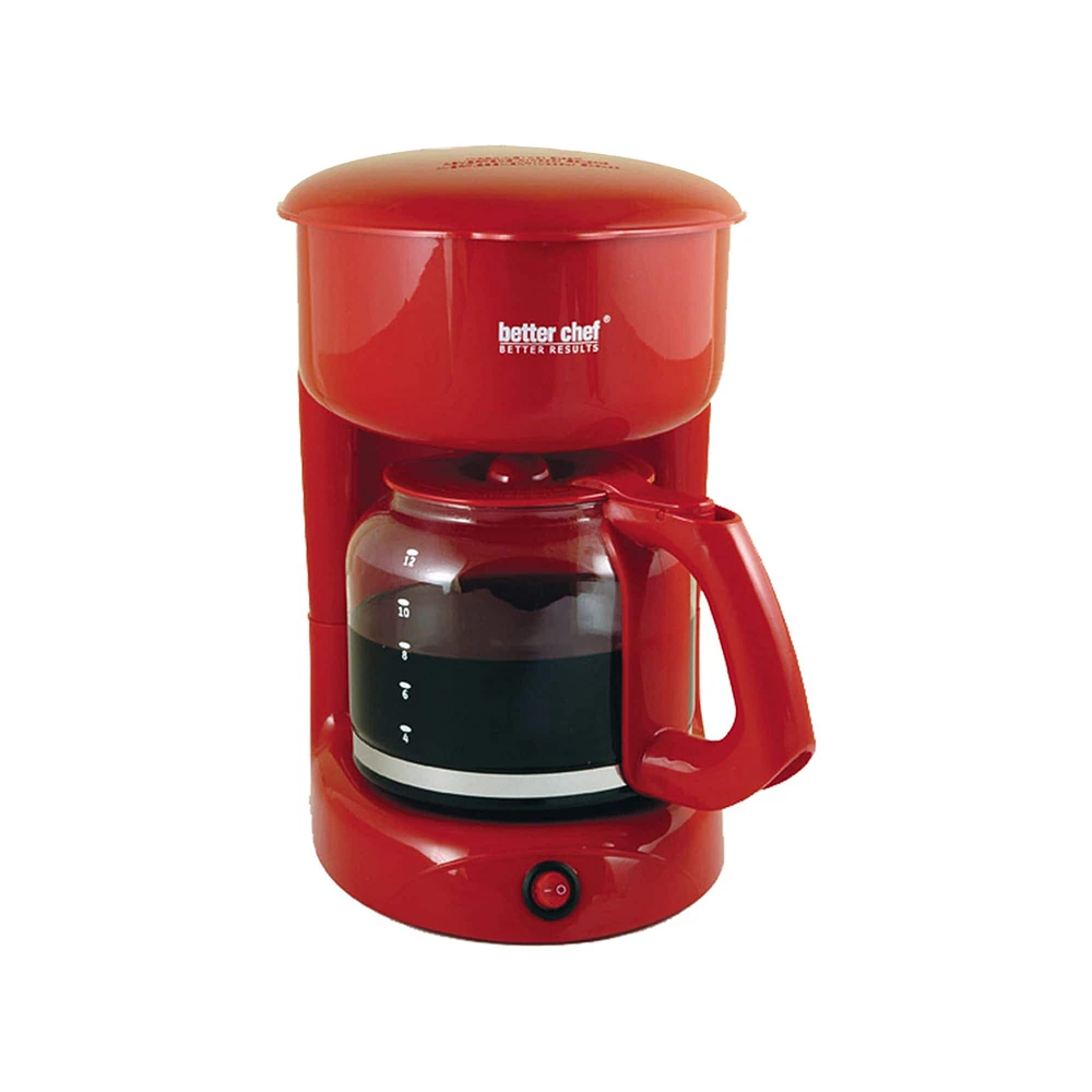 Better Chef Red 12-Cup Coffeemaker