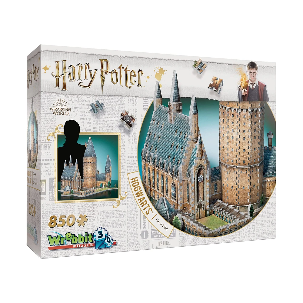 Harry Potter™ Hogwarts™ Great Hall 850 Piece 3D Puzzle