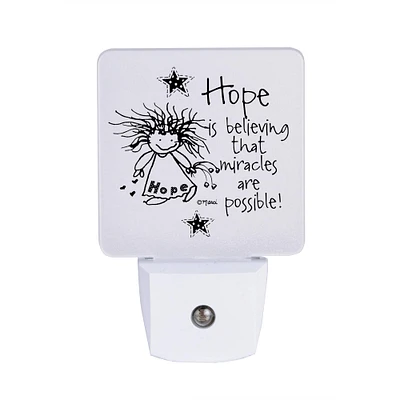 Marci Art Hope Is Believing Night Light